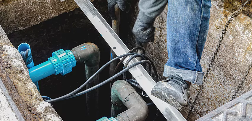 Zoeller Sewage Ejector Pump System in Farmingville